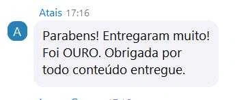 Depoimento 14 de participante do workshop