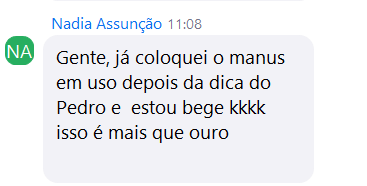 Depoimento 7 de participante do workshop