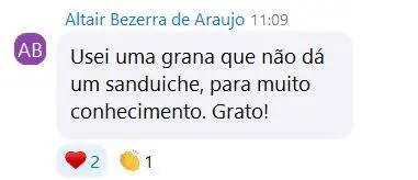 Depoimento 4 de participante do workshop